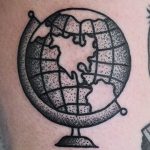 photo tattoo globe 25.01.2019 №152 - drawing tattoo globe - tattoovalue.net