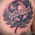 photo tattoo globe 25.01.2019 №161 - drawing tattoo globe - tattoovalue.net
