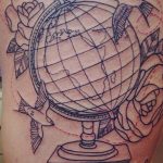photo tattoo globe 25.01.2019 №167 - drawing tattoo globe - tattoovalue.net