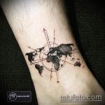 photo tattoo globe 25.01.2019 №168 - drawing tattoo globe - tattoovalue.net