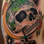 photo tattoo globe 25.01.2019 №186 - drawing tattoo globe - tattoovalue.net