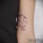photo tattoo globe 25.01.2019 №214 - drawing tattoo globe - tattoovalue.net
