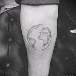 photo tattoo globe 25.01.2019 №218 - drawing tattoo globe - tattoovalue.net