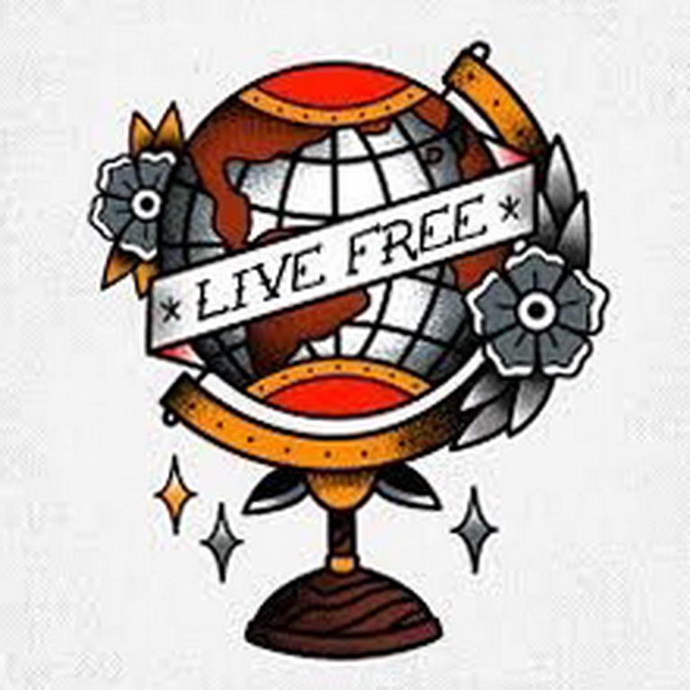 photo tattoo globe 25.01.2019 №225 - drawing tattoo globe - tattoovalue.net