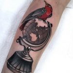 photo tattoo globe 25.01.2019 №228 - drawing tattoo globe - tattoovalue.net