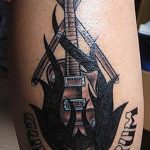 photo tattoo guitar 25.01.2019 №239 - drawing tattoo with a guitar - tattoovalue.net