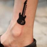 photo tattoo guitar 25.01.2019 №012 - drawing tattoo with a guitar - tattoovalue.net