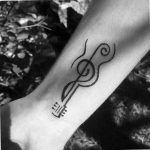 photo tattoo guitar 25.01.2019 №034 - drawing tattoo with a guitar - tattoovalue.net