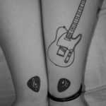 photo tattoo guitar 25.01.2019 №038 - drawing tattoo with a guitar - tattoovalue.net