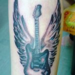 photo tattoo guitar 25.01.2019 №128 - drawing tattoo with a guitar - tattoovalue.net