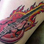 photo tattoo guitar 25.01.2019 №135 - drawing tattoo with a guitar - tattoovalue.net