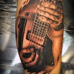 photo tattoo guitar 25.01.2019 №138 - drawing tattoo with a guitar - tattoovalue.net