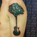 photo tattoo guitar 25.01.2019 №142 - drawing tattoo with a guitar - tattoovalue.net