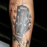 photo tattoo guitar 25.01.2019 №172 - drawing tattoo with a guitar - tattoovalue.net