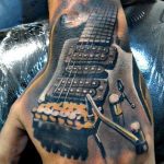 photo tattoo guitar 25.01.2019 №175 - drawing tattoo with a guitar - tattoovalue.net