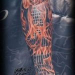 photo tattoo guitar 25.01.2019 №176 - drawing tattoo with a guitar - tattoovalue.net