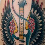 photo tattoo guitar 25.01.2019 №183 - drawing tattoo with a guitar - tattoovalue.net