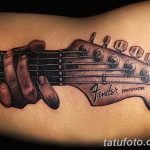 photo tattoo guitar 25.01.2019 №191 - drawing tattoo with a guitar - tattoovalue.net