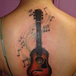 photo tattoo guitar 25.01.2019 №192 - drawing tattoo with a guitar - tattoovalue.net