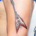 photo tattoo guitar 25.01.2019 №215 - drawing tattoo with a guitar - tattoovalue.net