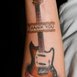 photo tattoo guitar 25.01.2019 №223 - drawing tattoo with a guitar - tattoovalue.net