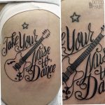 photo tattoo guitar 25.01.2019 №247 - drawing tattoo with a guitar - tattoovalue.net