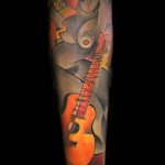 photo tattoo guitar 25.01.2019 №265 - drawing tattoo with a guitar - tattoovalue.net