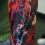 photo tattoo guitar 25.01.2019 №293 - drawing tattoo with a guitar - tattoovalue.net