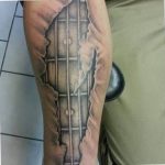 photo tattoo guitar 25.01.2019 №302 - drawing tattoo with a guitar - tattoovalue.net