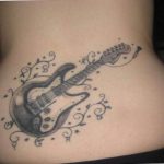 photo tattoo guitar 25.01.2019 №306 - drawing tattoo with a guitar - tattoovalue.net