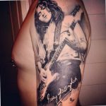 photo tattoo guitar 25.01.2019 №316 - drawing tattoo with a guitar - tattoovalue.net