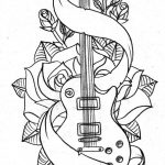 photo tattoo guitar 25.01.2019 №327 - drawing tattoo with a guitar - tattoovalue.net