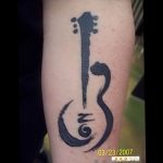 photo tattoo guitar 25.01.2019 №330 - drawing tattoo with a guitar - tattoovalue.net