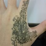 photo tattoo guitar 25.01.2019 №333 - drawing tattoo with a guitar - tattoovalue.net