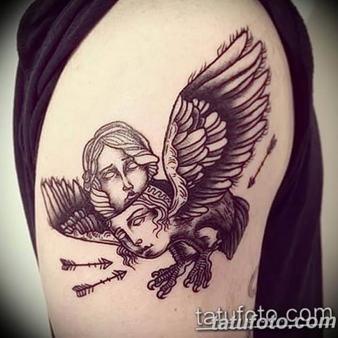 photo tattoo harpy 25.01.2019 №034 - example of drawing harpy tattoo ...