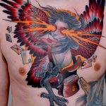 photo tattoo harpy 25.01.2019 №082 - example of drawing harpy tattoo - tattoovalue.net