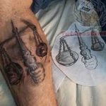 photo tattoo scales 26.01.2019 №010 - an example of a tattoo for scales - tattoovalue.net