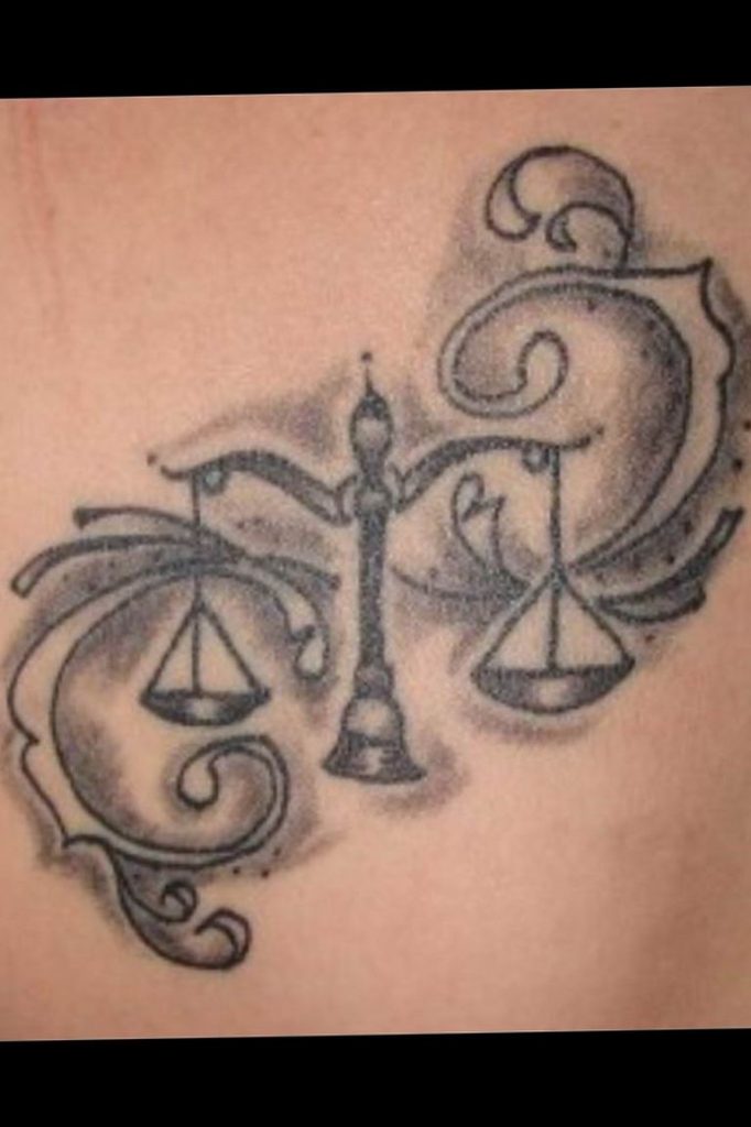 photo tattoo scales 26.01.2019 №054 an example of a tattoo for scales