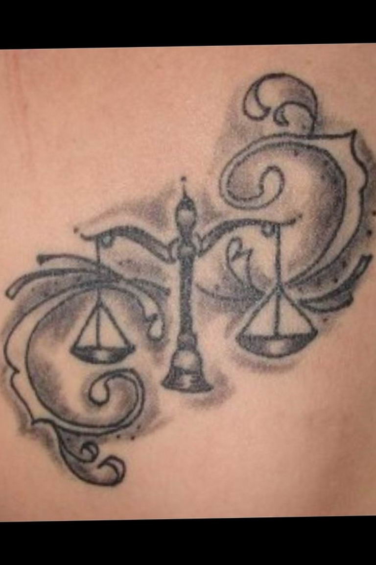 photo tattoo scales 26.01.2019 №054 - an example of a tattoo for scales - tattoovalue.net