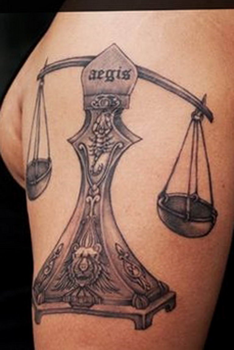 photo tattoo scales 26.01.2019 №055 - an example of a tattoo for scales - tattoovalue.net