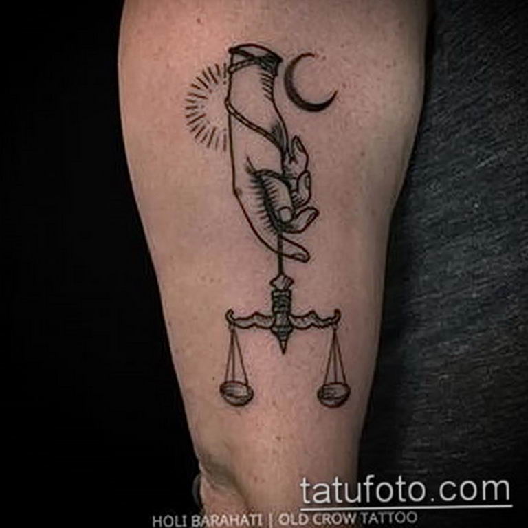 photo tattoo scales 26.01.2019 №081 - an example of a tattoo for scales - tattoovalue.net