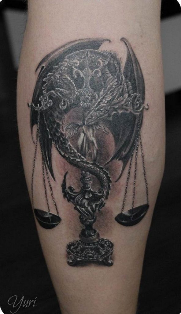 photo tattoo scales 26.01.2019 №086 an example of a tattoo for scales