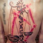 photo tattoo scales 26.01.2019 №088 - an example of a tattoo for scales - tattoovalue.net