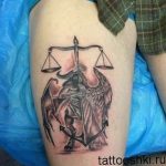 photo tattoo scales 26.01.2019 №105 - an example of a tattoo for scales - tattoovalue.net