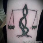 photo tattoo scales 26.01.2019 №118 - an example of a tattoo for scales - tattoovalue.net