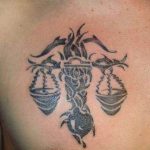 photo tattoo scales 26.01.2019 №133 - an example of a tattoo for scales - tattoovalue.net