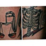 photo tattoo scales 26.01.2019 №141 - an example of a tattoo for scales - tattoovalue.net