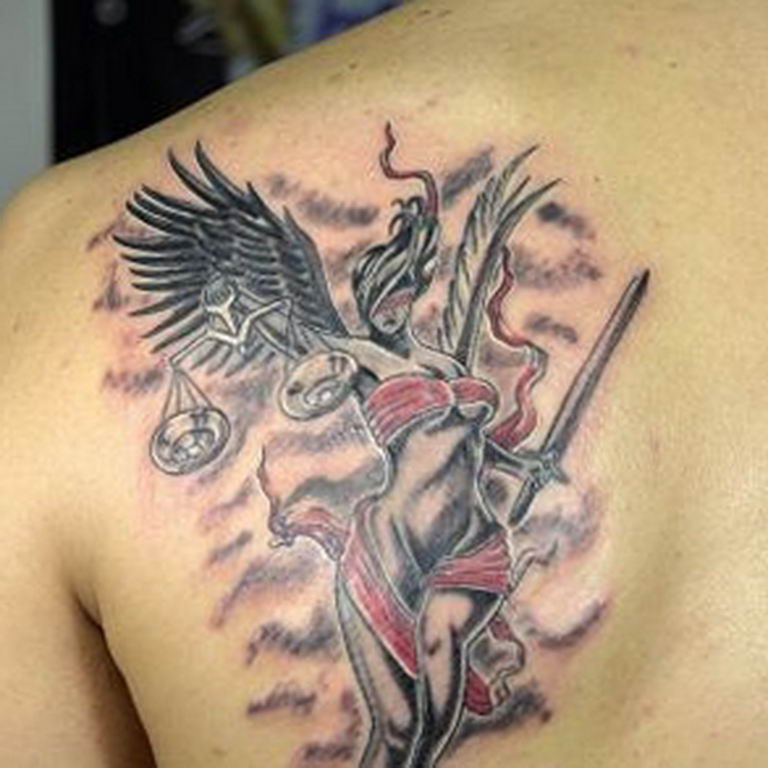 photo tattoo scales 26.01.2019 №142 - an example of a tattoo for scales - tattoovalue.net