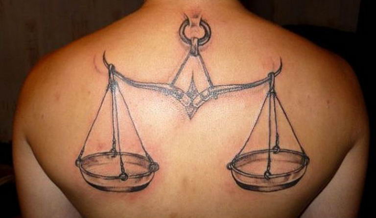 photo tattoo scales 26.01.2019 №147 - an example of a tattoo for scales - tattoovalue.net