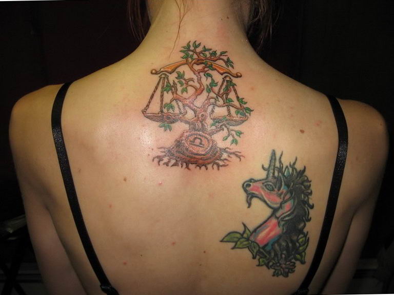 photo tattoo scales 26.01.2019 №175 - an example of a tattoo for scales - tattoovalue.net